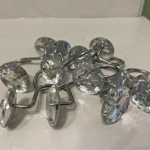 Diamond Style Shower Curtain Hooks